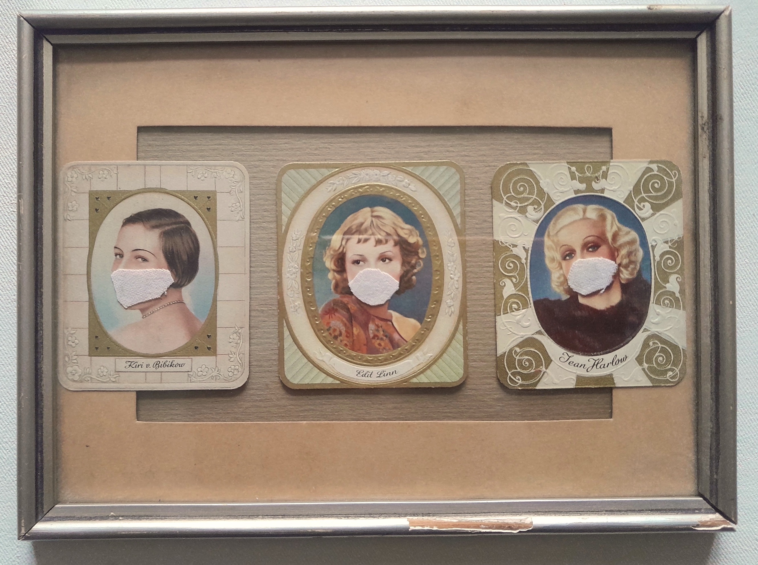 Misaki Kawabe, "There's no such thing as no such thing," collage,14.0 x 19.0 cm, 2010