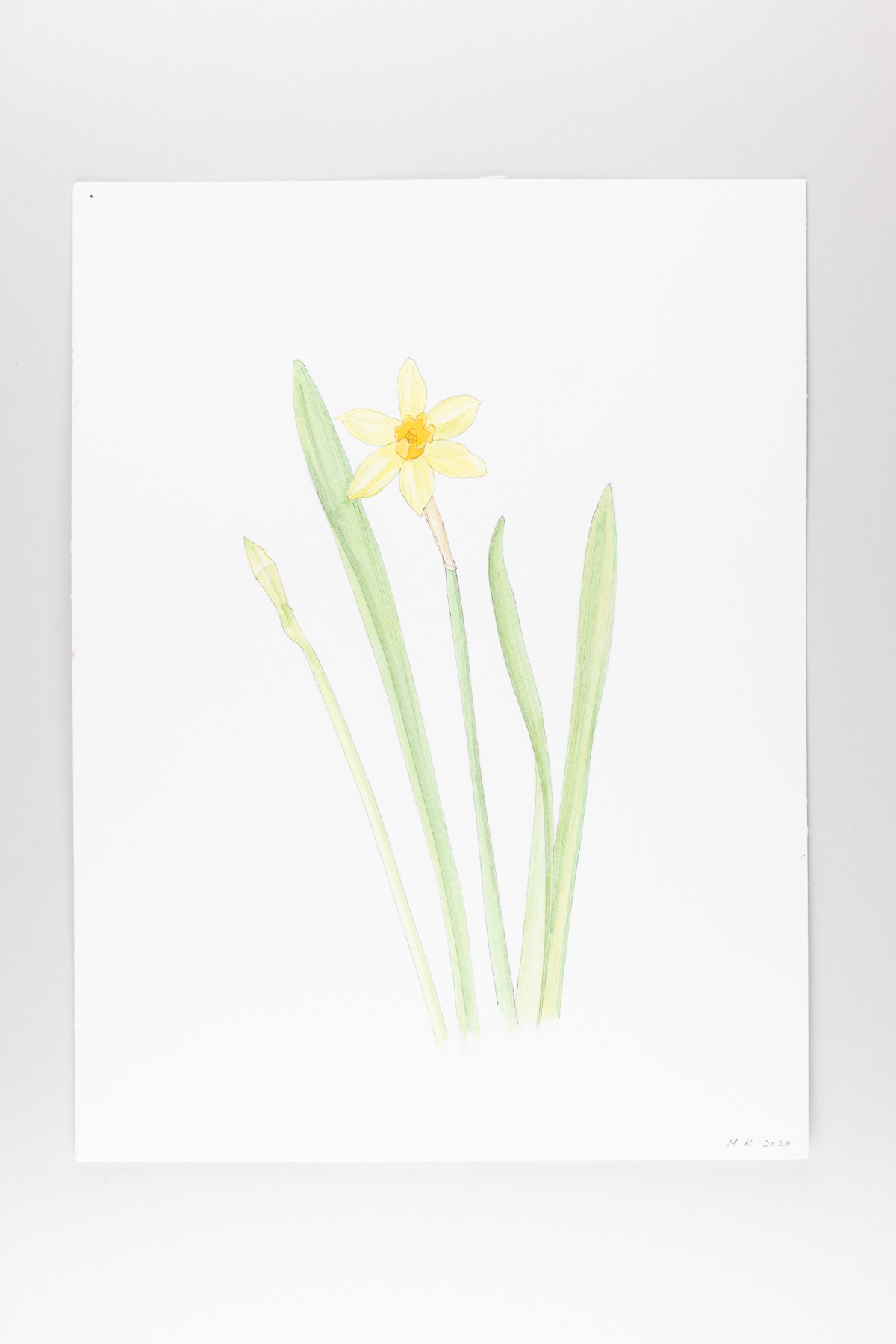 Misaki Kawabe, "C-diary 2," ink and watercolor on paper, 32.0 x 24.0 cm, 2020