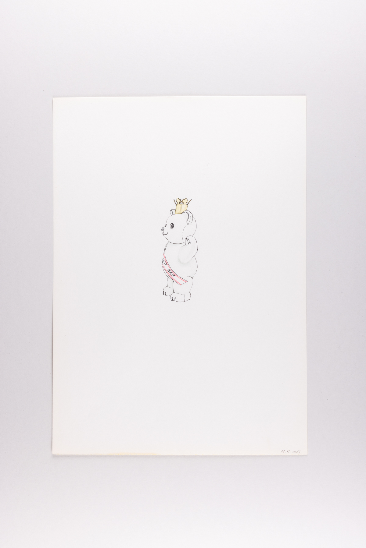 Misaki Kawabe, "Fairy 10," ink and watercolor on paper, 29.5 x 21.0 cm, 2009