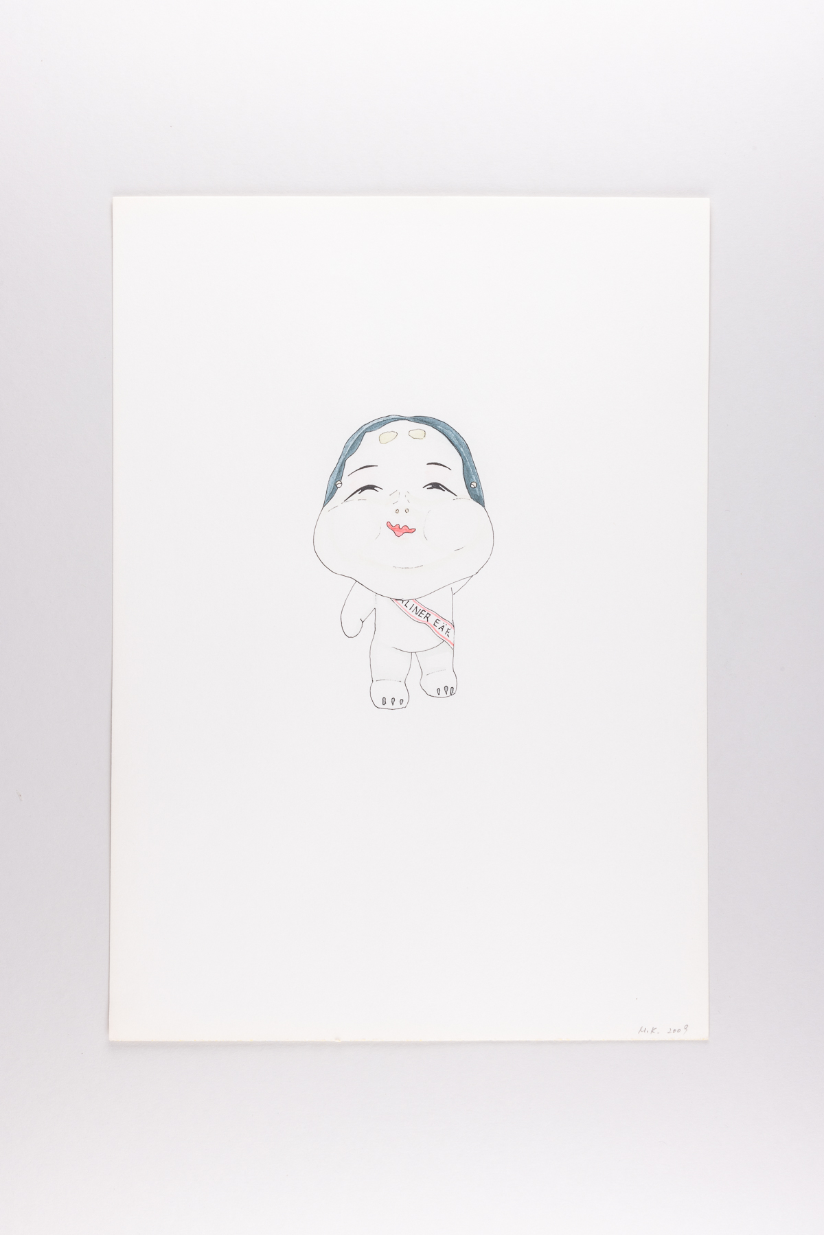 Misaki Kawabe, "Fairy 11," ink and watercolor on paper, 29.5 x 21.0 cm, 2009