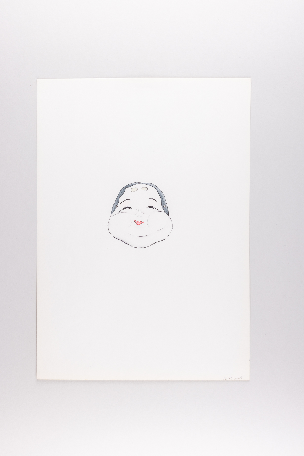 Misaki Kawabe, "Fairy 2," ink and watercolor on paper, 29.5 x 21.0 cm, 2009