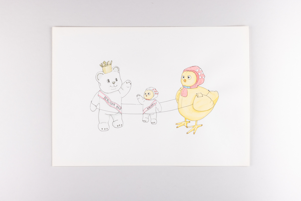 Misaki Kawabe, "Fairy 25," ink and watercolor on paper, 29.5 x 21.0 cm, 2009