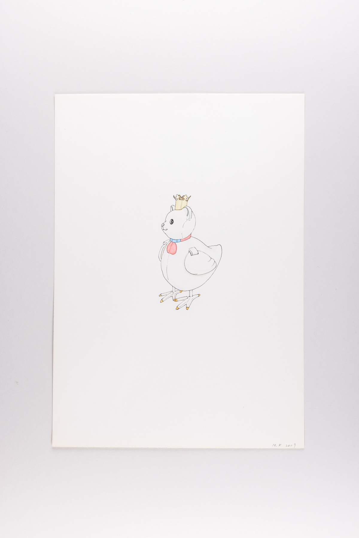 Misaki Kawabe, "Fairy 8," ink and watercolor on paper, 29.5 x 21.0 cm, 2009