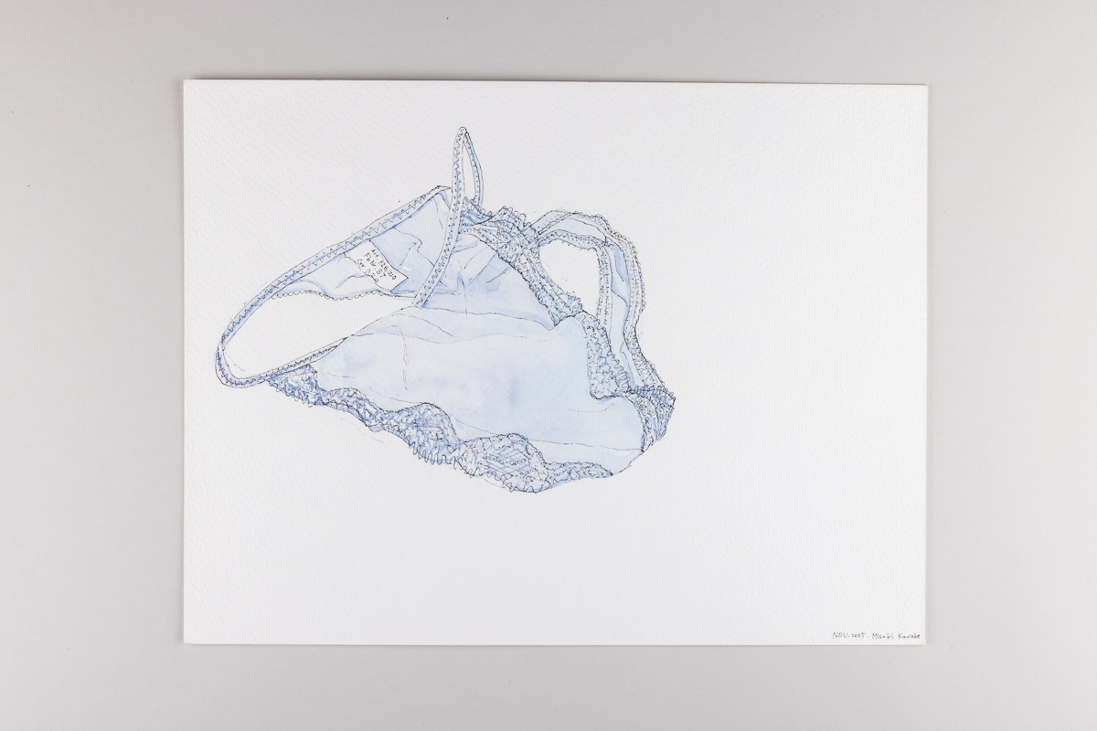 Misaki Kawabe, "Nostalgic Hentai 12," ink and watercolor on paper, 23.0 x 30.0 cm, 2005