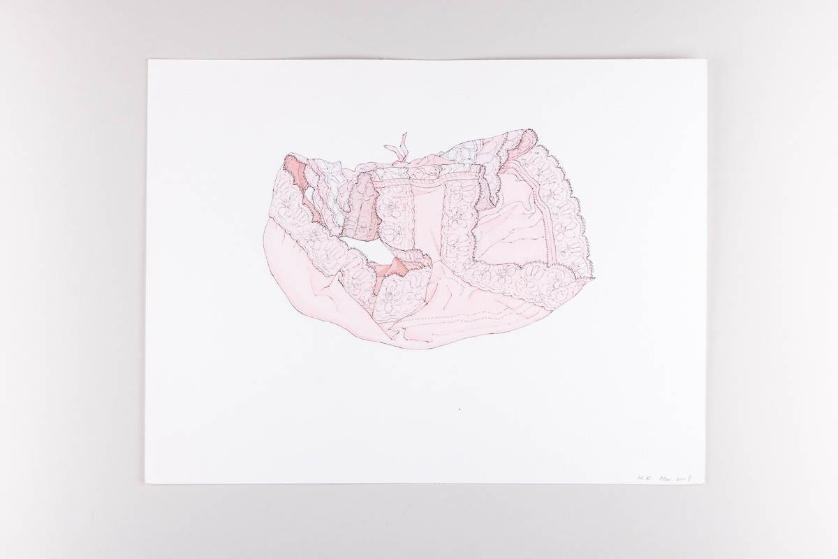 Misaki Kawabe, "Nostalgic Hentai 15," ink and watercolor on paper, 23.0 x 30.0 cm, 2008