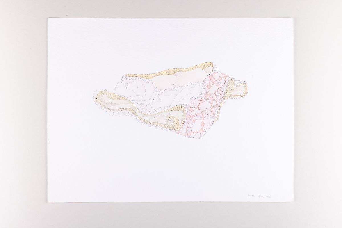 Misaki Kawabe, "Nostalgic Hentai 16," ink and watercolor on paper, 23.0 x 30.0 cm, 2016