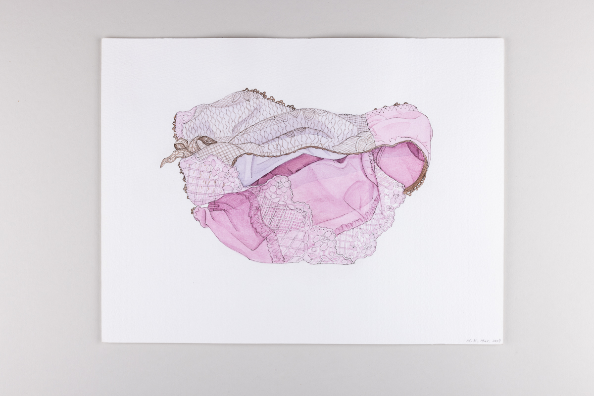 Misaki Kawabe, "Nostalgic Hentai 17," ink and watercolor on paper, 23.0 x 30.0 cm, 2009