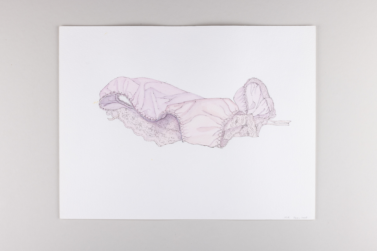 Misaki Kawabe, "Nostalgic Hentai 20," ink and watercolor on paper, 23.0 x 30.0 cm, 2008