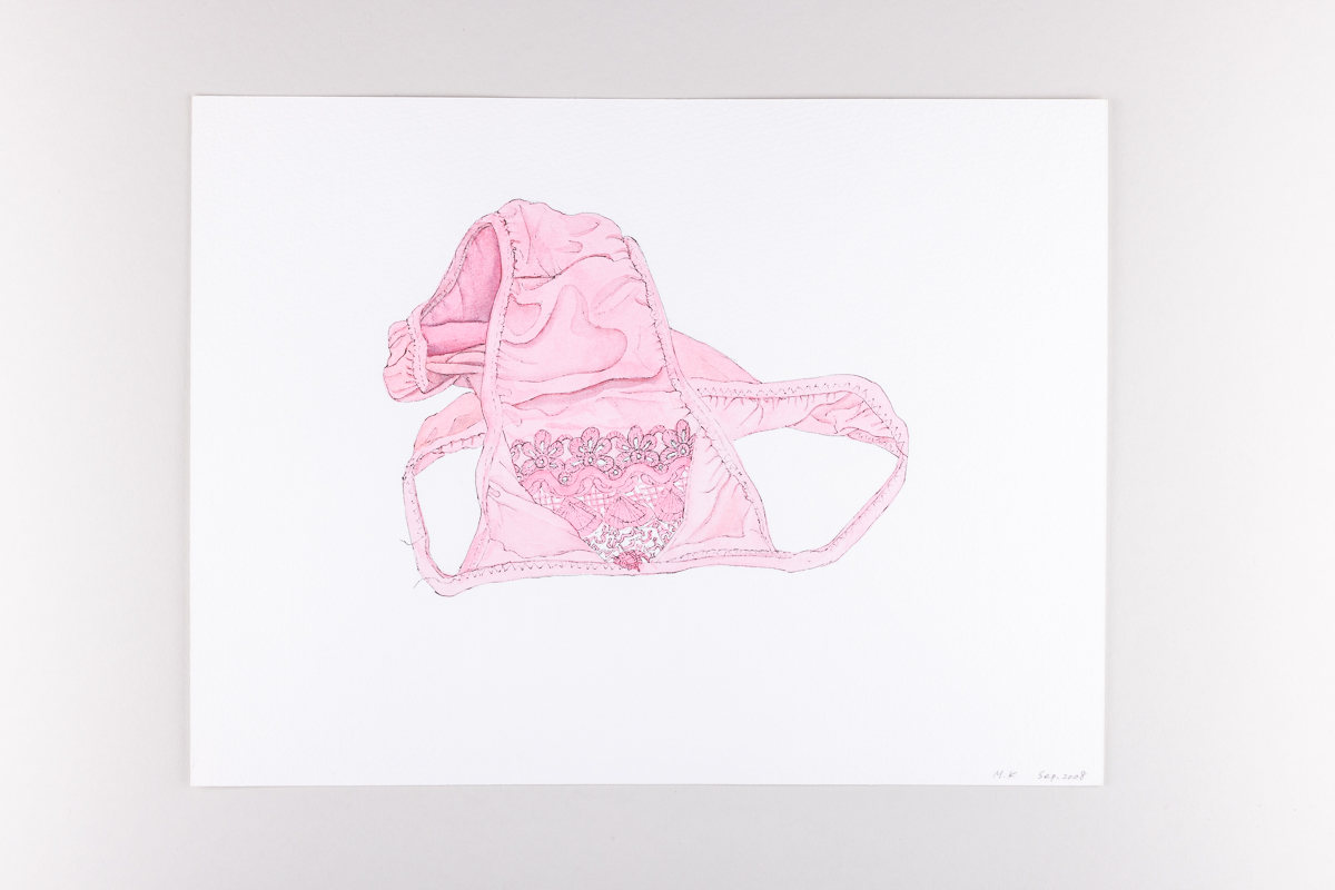 Misaki Kawabe, "Nostalgic Hentai 7," ink and watercolor on paper, 23.0 x 30.0 cm, 2008